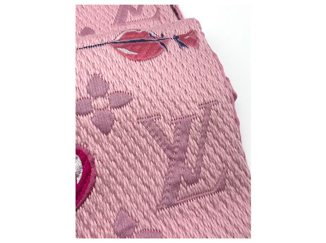 Louis Vuitton SCIARPA LOGOMANIA A LA FOLIE Rosa - vista 10