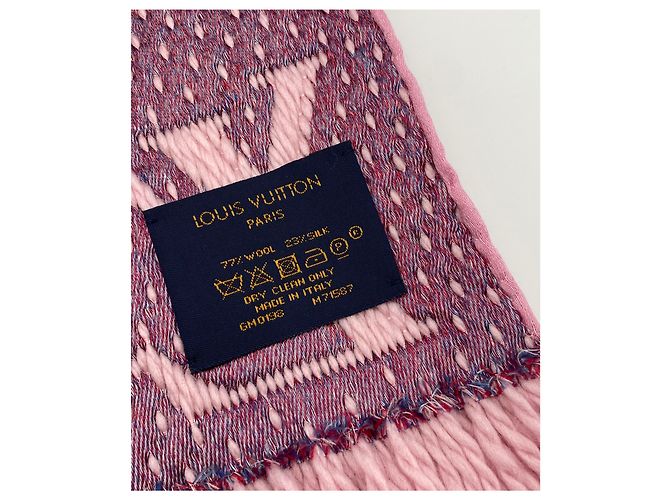 Louis Vuitton SCIARPA LOGOMANIA A LA FOLIE Rosa - vista 5