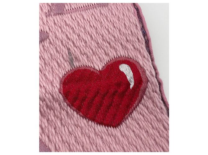 Louis Vuitton SCIARPA LOGOMANIA A LA FOLIE Rosa - vista 7