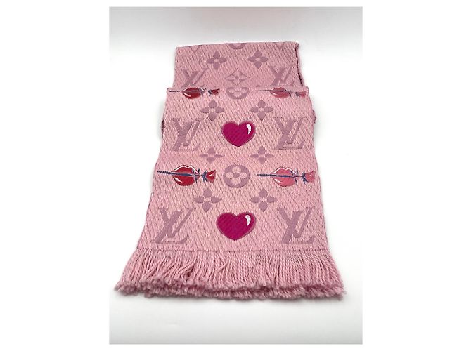 Louis Vuitton SCIARPA LOGOMANIA A LA FOLIE Rosa - vista 8