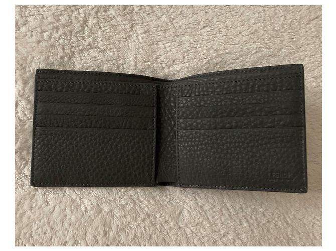 Fendi Carteira cinza escuro - vista 3