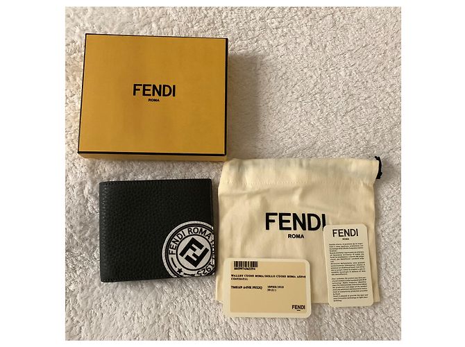 Fendi Carteira cinza escuro - vista 7