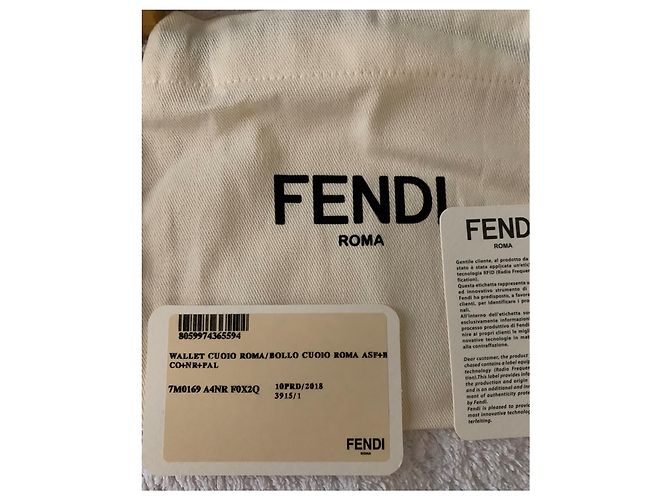 Fendi Carteira cinza escuro - vista 8