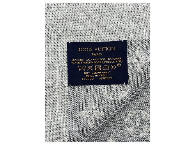 SCIALLE LOUIS VUITTON MONOGRAM SHINE M76353 Grigio - vista 4