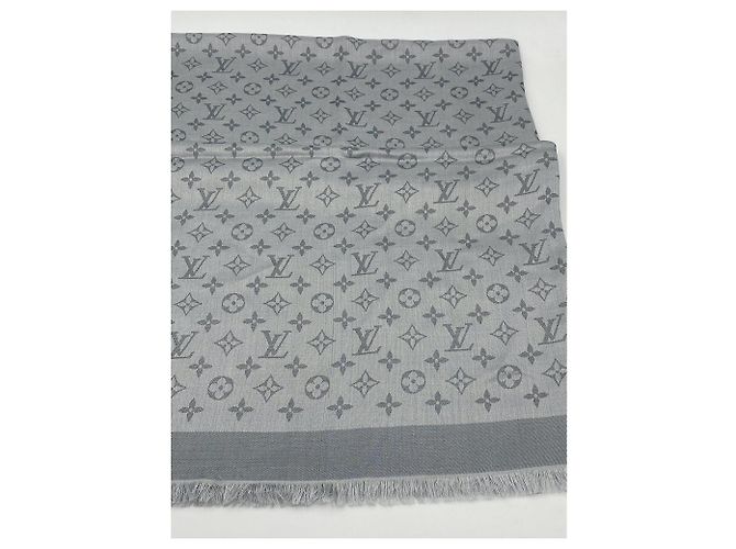 SCIALLE LOUIS VUITTON MONOGRAM SHINE M76353 Grigio - vista 7
