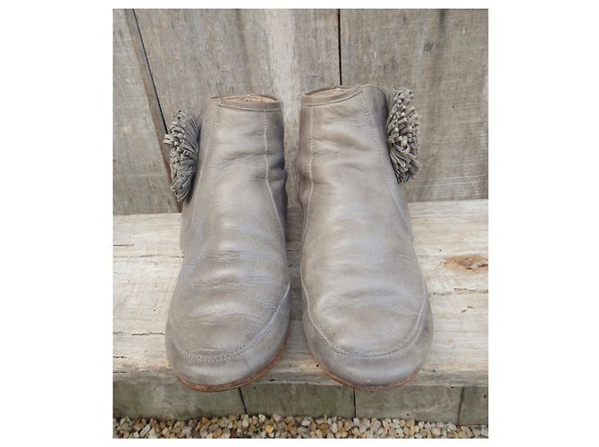Botines Isabel Marant p 36 Gris - vista 3