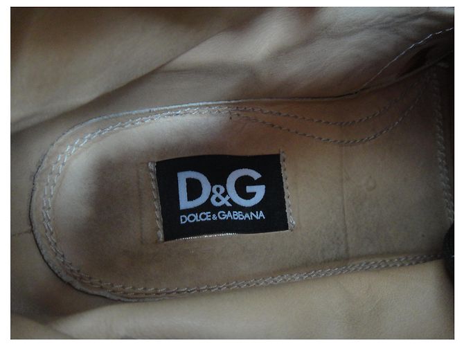 Stivaletti Dolce & Gabbana p 45 Grigio - vista 7