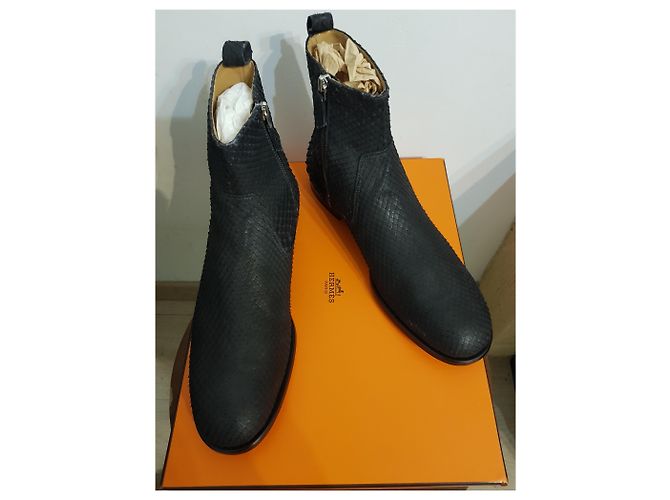Hermès Scarpe Hermes Grigio antracite - vista 4