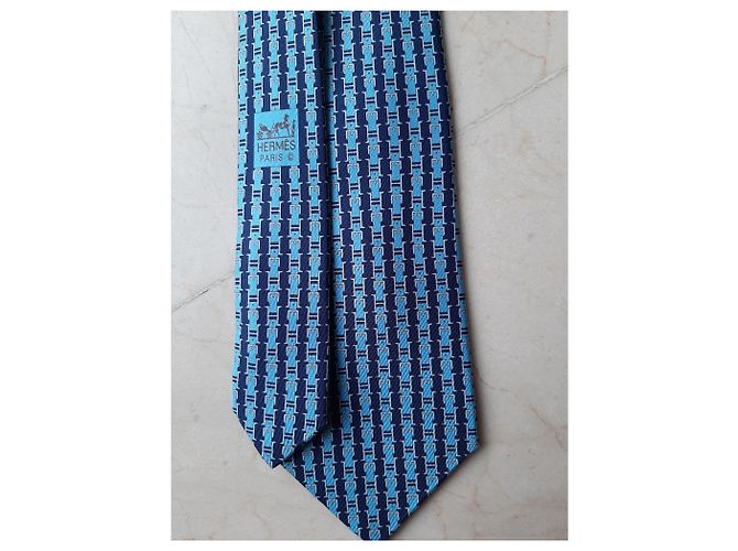 Constance Hermès Laços Azul - vista 2