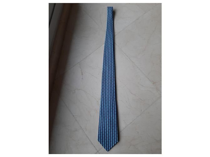 Constance Hermès Laços Azul - vista 3