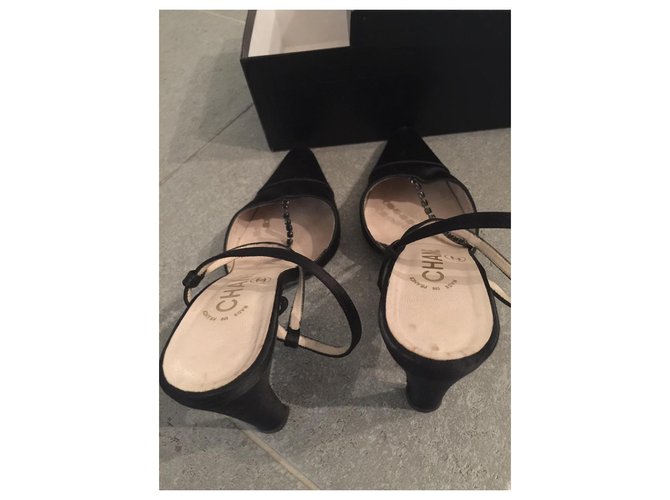 Cambon Chanel Pompe eleganti Nero - vista 4