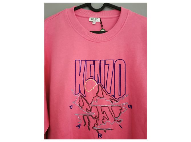 Moletom rosa Kenzo com bordado Kenzo Mountain - vista 12