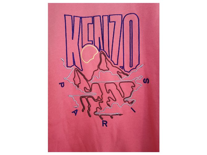 Moletom rosa Kenzo com bordado Kenzo Mountain - vista 13