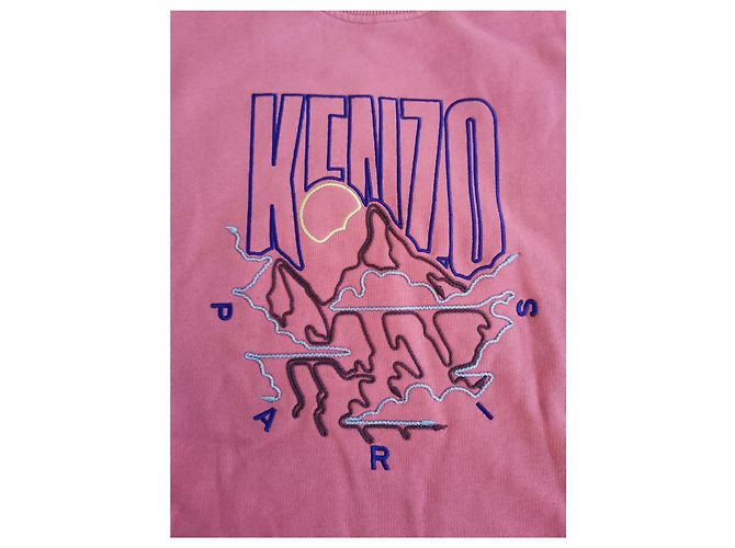 Moletom rosa Kenzo com bordado Kenzo Mountain - vista 4