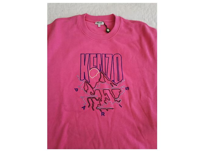 Moletom rosa Kenzo com bordado Kenzo Mountain - vista 5