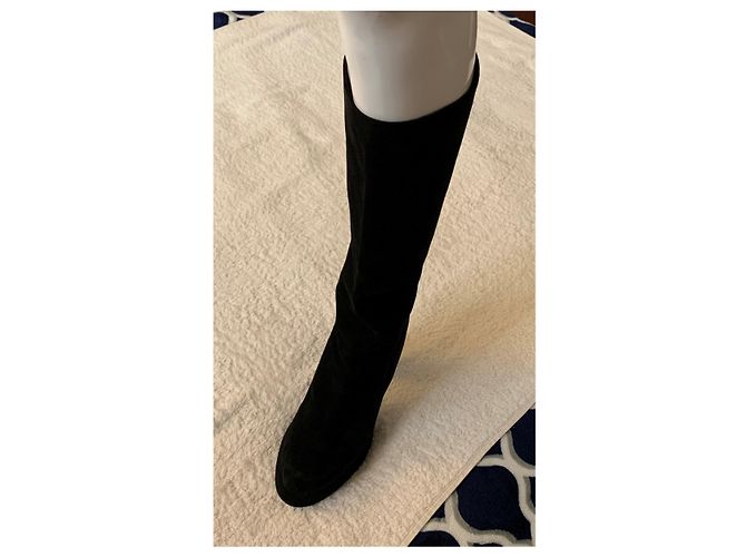 Botas Marni de ante negro - vista 12