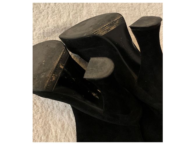 Botas Marni de ante negro - vista 14