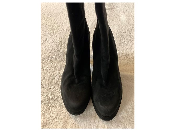 Botas Marni de ante negro - vista 3