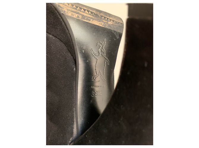 Botas Marni de ante negro - vista 5