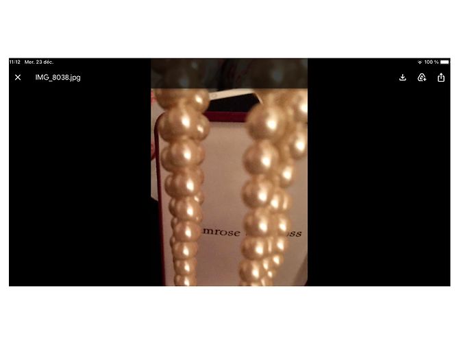 Autre Marque Perle bianche  3 Le file di gioielli preferite di Jacqueline Kennedy ' - vista 7