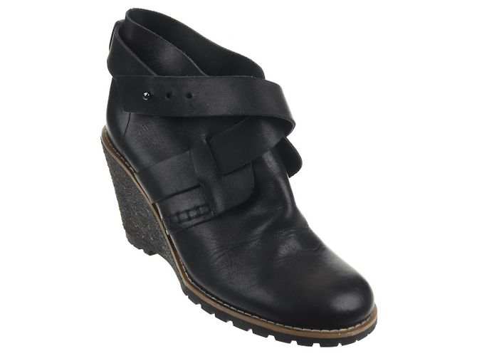 Botas See by Chloé de piel negras Negro - vista 2