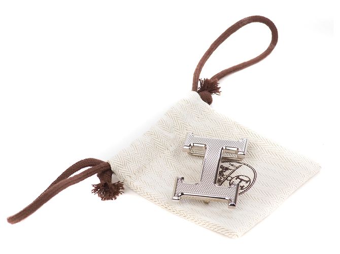 Hermès Constance "Guillochée" Gürtelschnalle aus Palladium Silber Metall - Ansicht 7