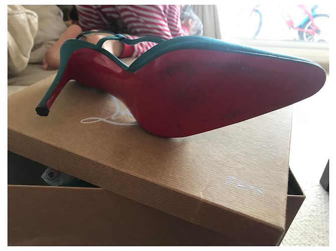 Autre Marque Sneaker Louboutin Blu Navy Acciaio - vista 3