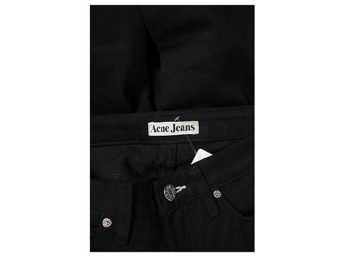 Jeans Acne Neri Nero - vista 3