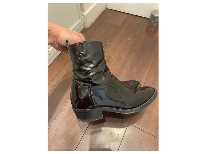 Cambon Stivali Chanel Nero - vista 5