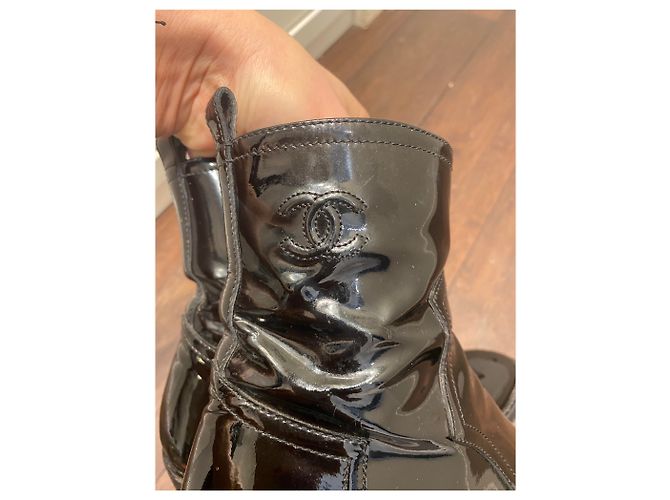 Cambon Stivali Chanel Nero - vista 9
