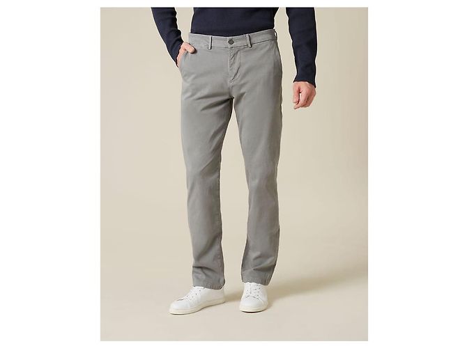 7 For All Mankind Hellgraue Jeans im Chino-Stil 28/31 - Ansicht 2