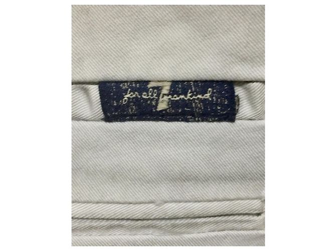 7 For All Mankind Hellgraue Jeans im Chino-Stil 28/31 - Ansicht 5