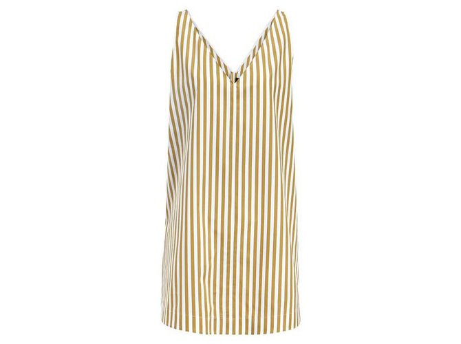 Joseph Túnica larga Davis Candy Stripe Blanco Bronce - vista 4