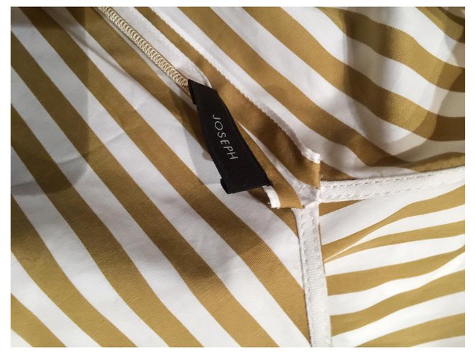 Joseph Túnica larga Davis Candy Stripe Blanco Bronce - vista 7