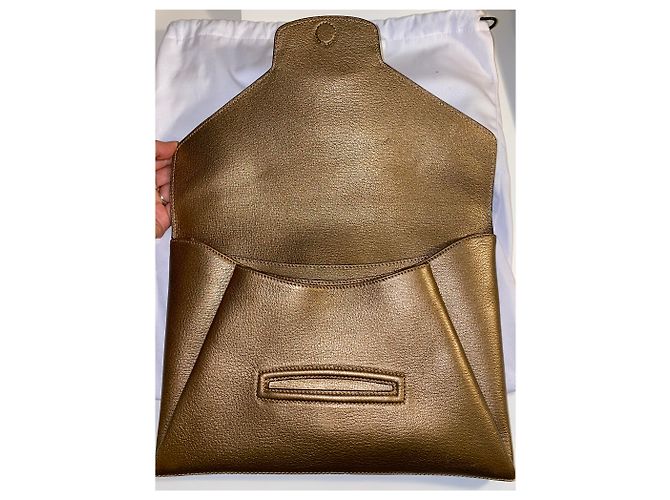 Givenchy Antigona Clutch Metallic Leder Metallisch - Ansicht 2