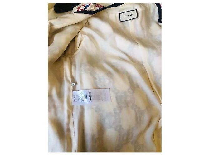Brand New Gucci Authentic GG Jacquard Tweed Jacket Bianco - vista 5