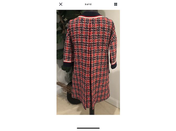 Gucci 2018 TWEED CHECK TUNIC DRESS Mehrfarben - Ansicht 6