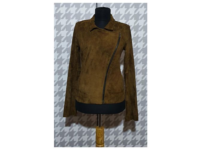 Autre Marque Utzon Lederjacke Braun - Ansicht 3