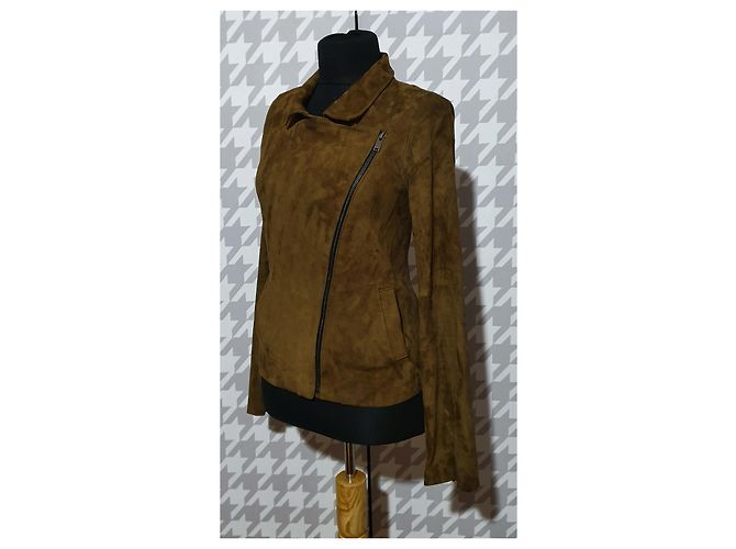 Autre Marque Utzon Lederjacke Braun - Ansicht 4