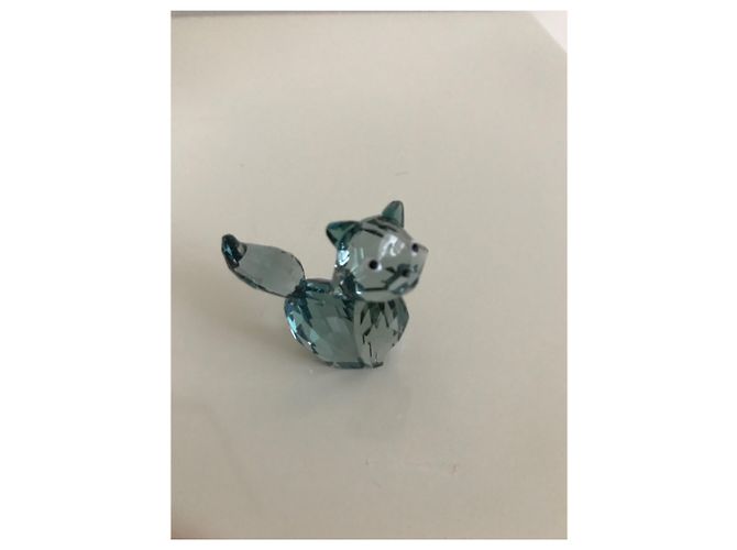 Swarovski Dois gatos de cristal lapidado - vista 2