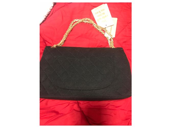 Timeless Borsa chanel senza tempo con catena Nero - vista 4
