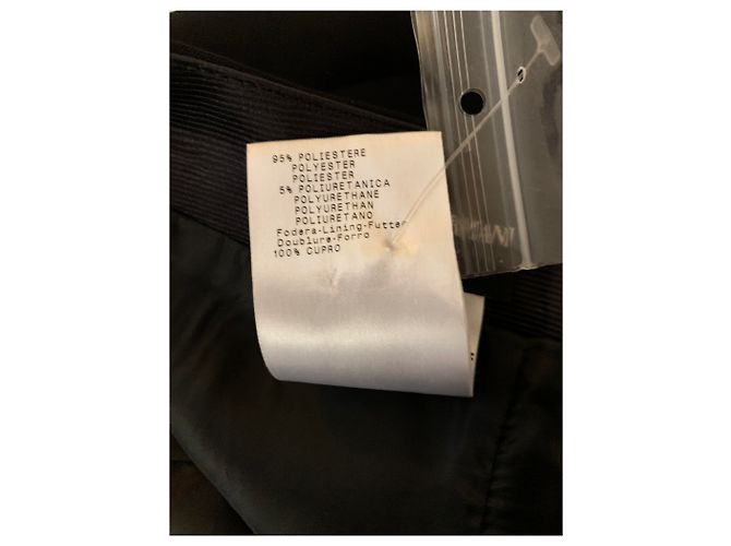 Giorgio Armani Schwarzer Poly-Crêpe-Rock - Ansicht 6