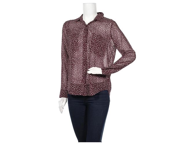 Autre Marque Camicia Fallwinterspringsummer in viscosa viola M Porpora - vista 4