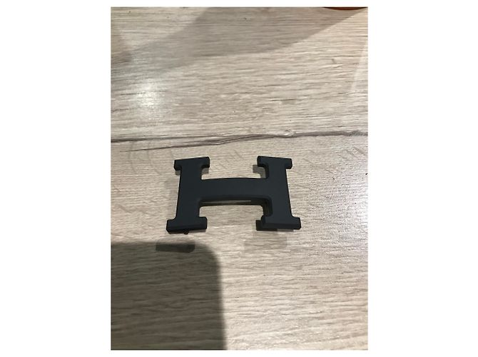 Fibbia Hermès in pvd nero 32MM - vista 2