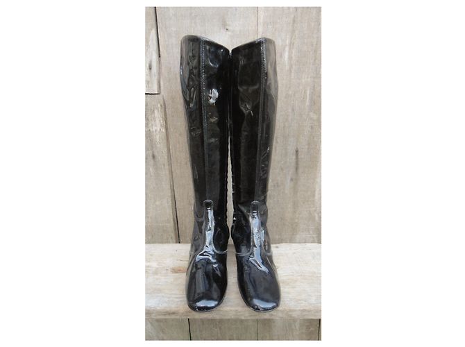 botas de charol APC 37 Negro - vista 3