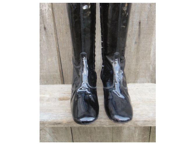 botas de charol APC 37 Negro - vista 4