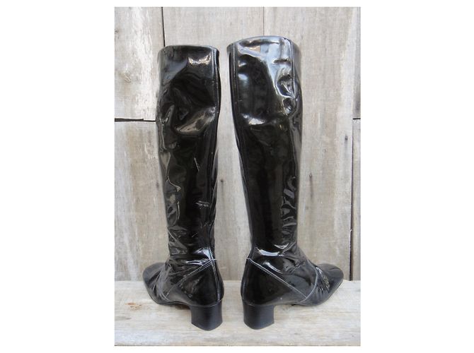 botas de charol APC 37 Negro - vista 5