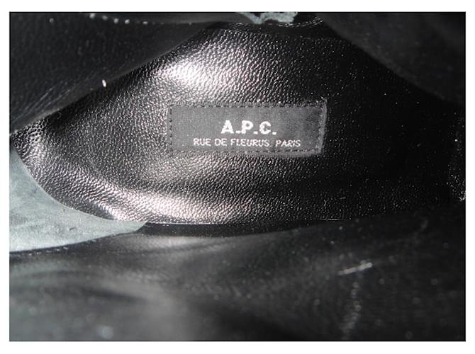 botas de charol APC 37 Negro - vista 8