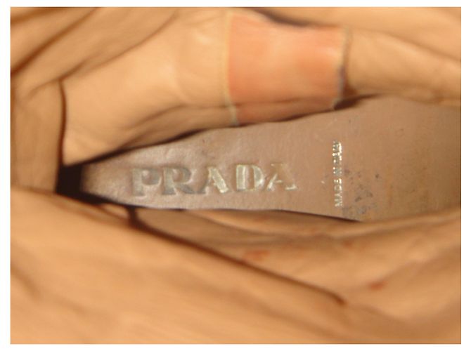 Botas Prada de ante marrón oscuro talla 38 - vista 7