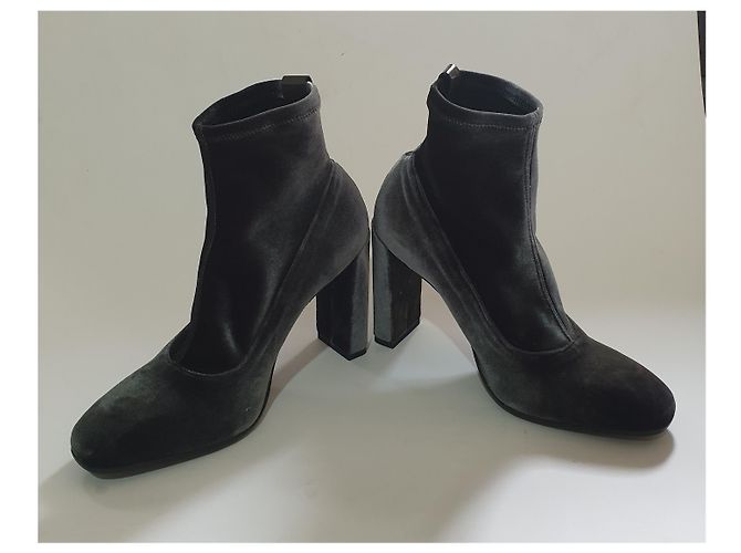 Botines Aeyde de tela gris Talla 42 - vista 2